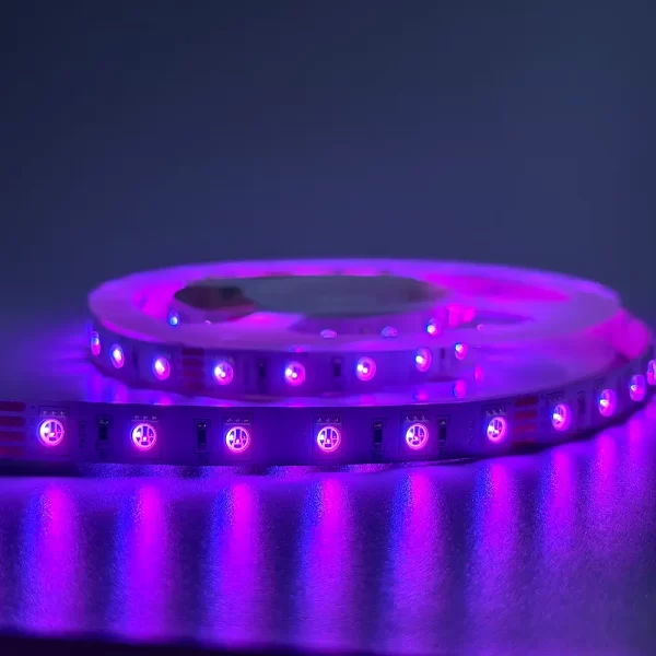 Fleksible SMD 5050 RGB LED Strip-lys