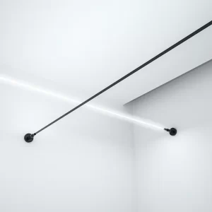Plafoniera moderna Skyline lineare LED Bar Lights Lampada da soffitto cromata Led Strip