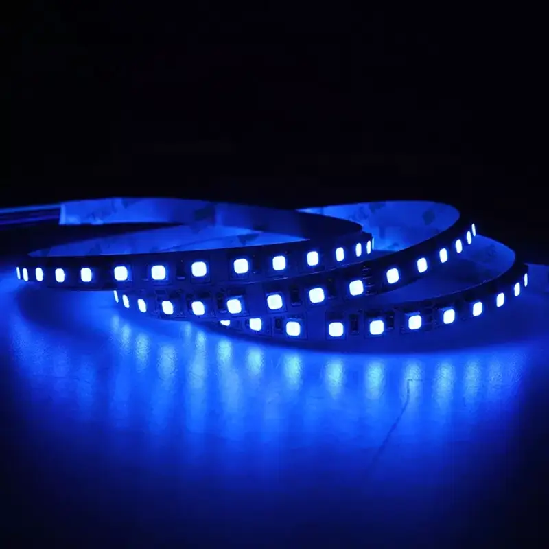 TIRA DE LED SMD 3528, AZUL, IP65, 120 LEDs/M