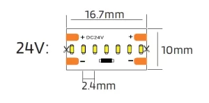 SMD2010 420 led strip drawing