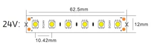 Чертеж светодиодной ленты SMD5050 96