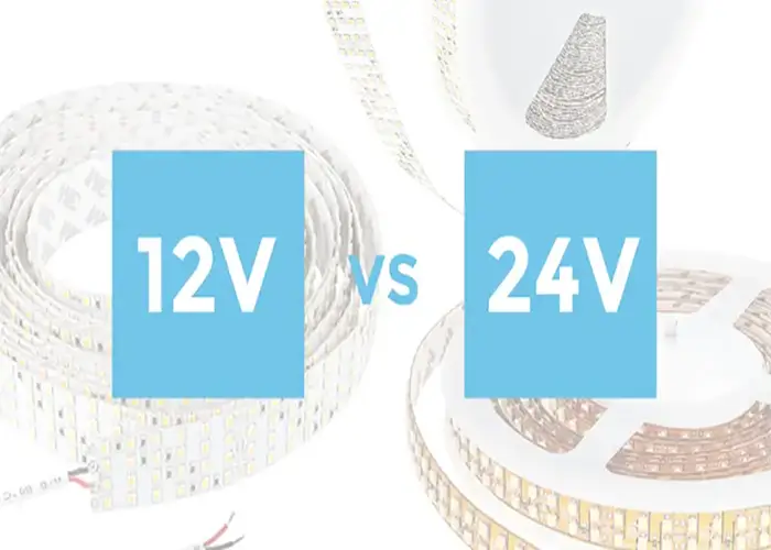 Tira de LED de 12V o 24V, ¿Cómo elegir?