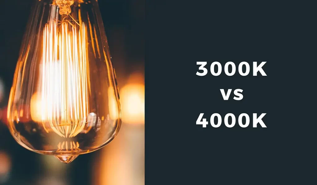 led strip 3000K vs 4000K
