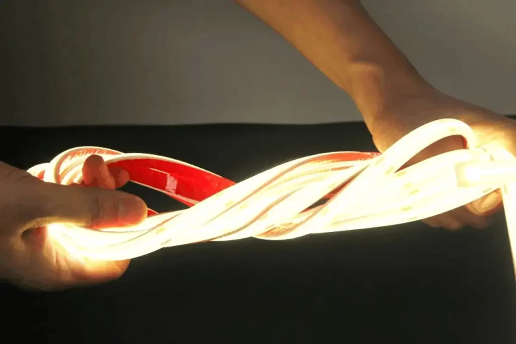 COB LED flexibele strip Meer flexibiliteit