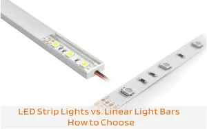 Bande LED ou barre lumineuse linéaire : comment choisir ?