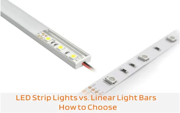 أضواء الشريط LED مقابل أشرطة الإضاءة الخطية: كيف تختار؟
