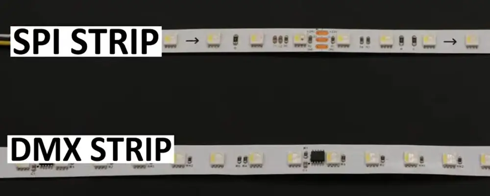 В чем разница между светодиодной лентой SPI и светодиодной лентой DMX