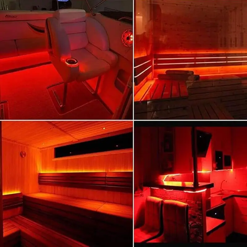 Where can Red LED Strip Lights be Installed