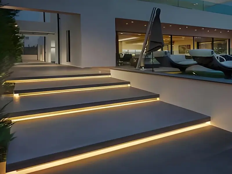 Outdoor staircase waterproof light strip