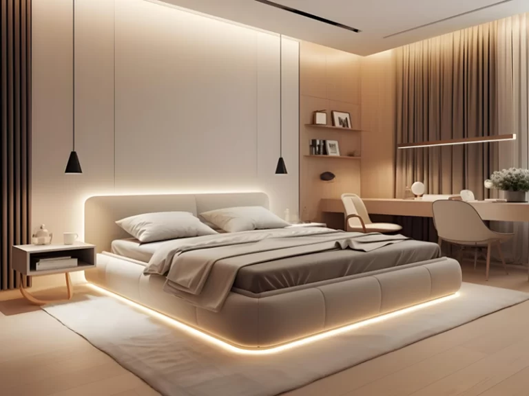 Hoe installeer je de LED-strip voor bed