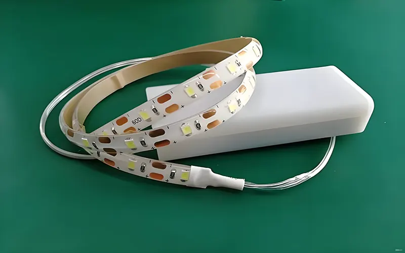 Tiras de iluminación recargables con batería incorporada, tira de luz LED portátil