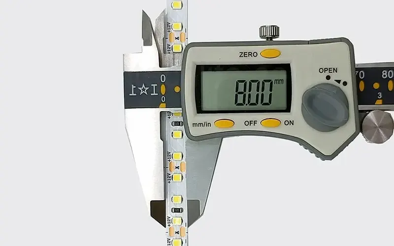 8mm standard LED strip width flexible LED tape light for general lighting applications